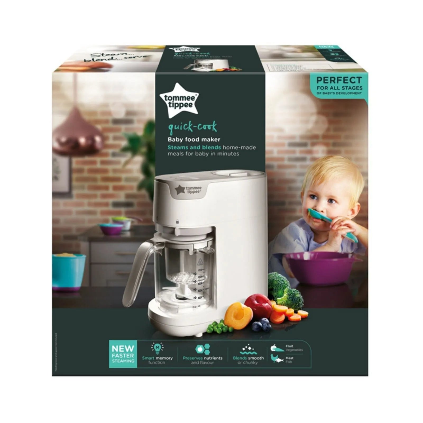 Tommee Tippee Quick Cook Food Steamer & Blender - ebebek - Black Friday