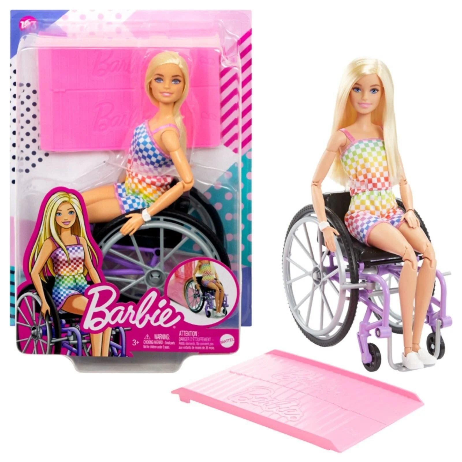 Barbie Fashionista with Wheelchair Set Blonde - ebebek - Black Friday