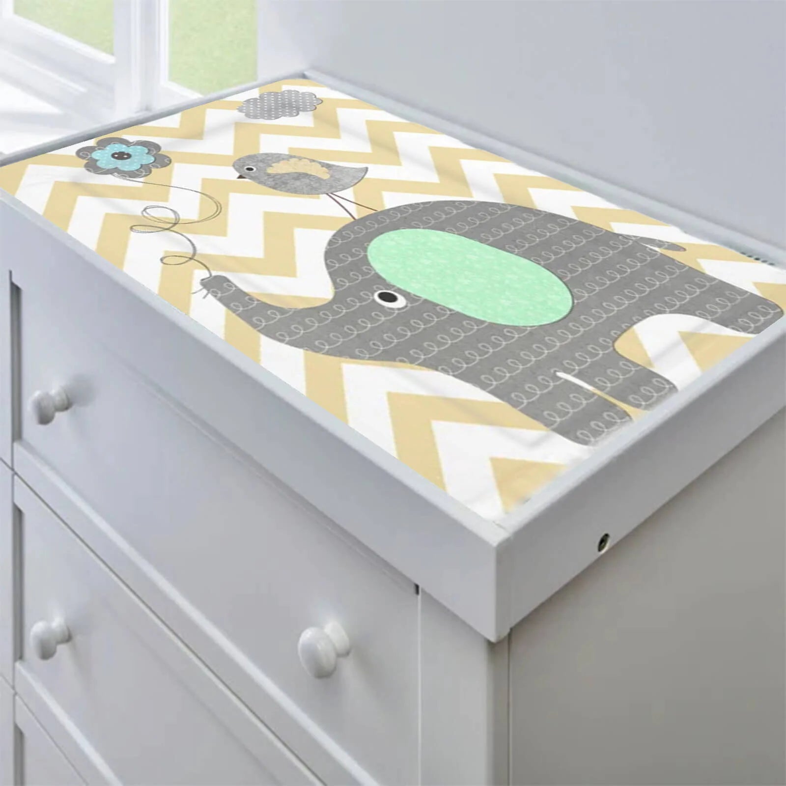 Mollydoo Changing Mat - Elephant Chevron - ebebek - Black Friday