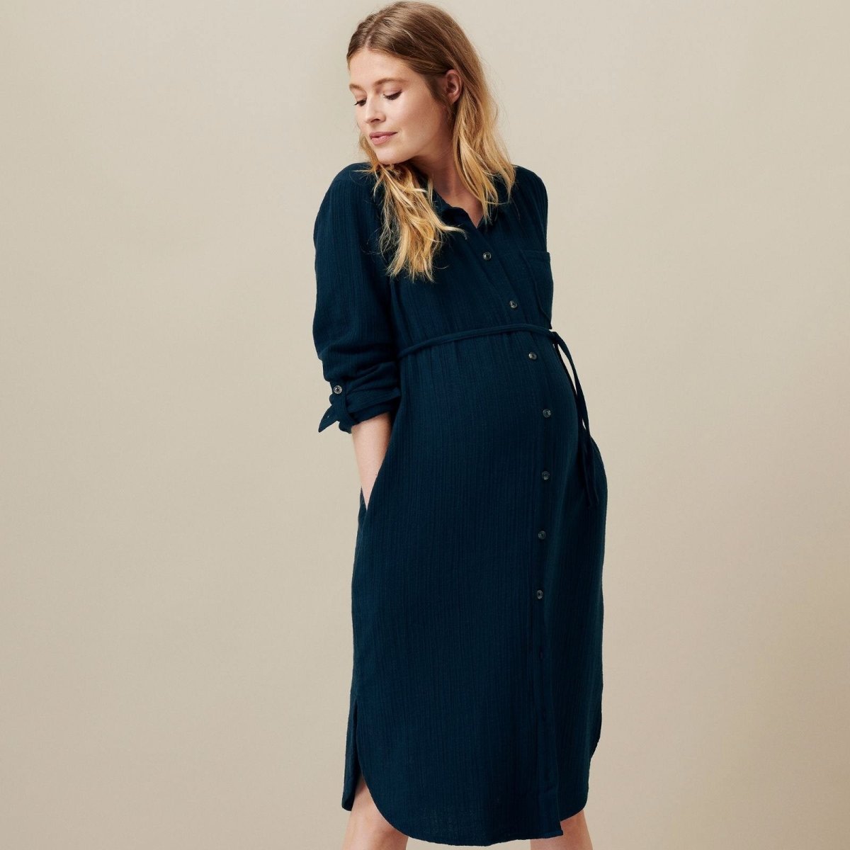 Noppies Nursing Dress - Moonlit Ocean - ebebek - Black Friday