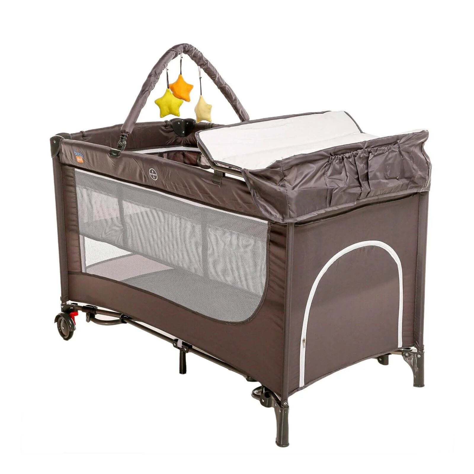 baby plus Play - Sleep Travel Cot - Grey - ebebek - Black Friday
