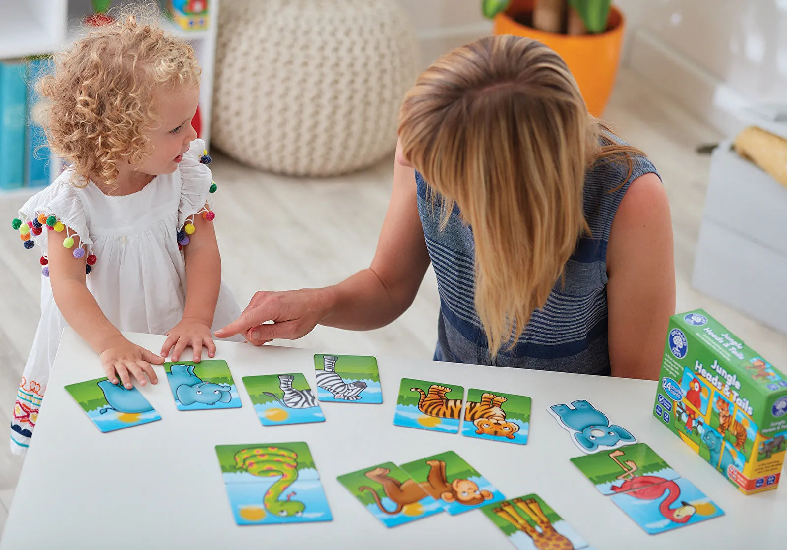 Orchard Toys Jungle Heads and Tails Game - Orchard Toys - ebebek