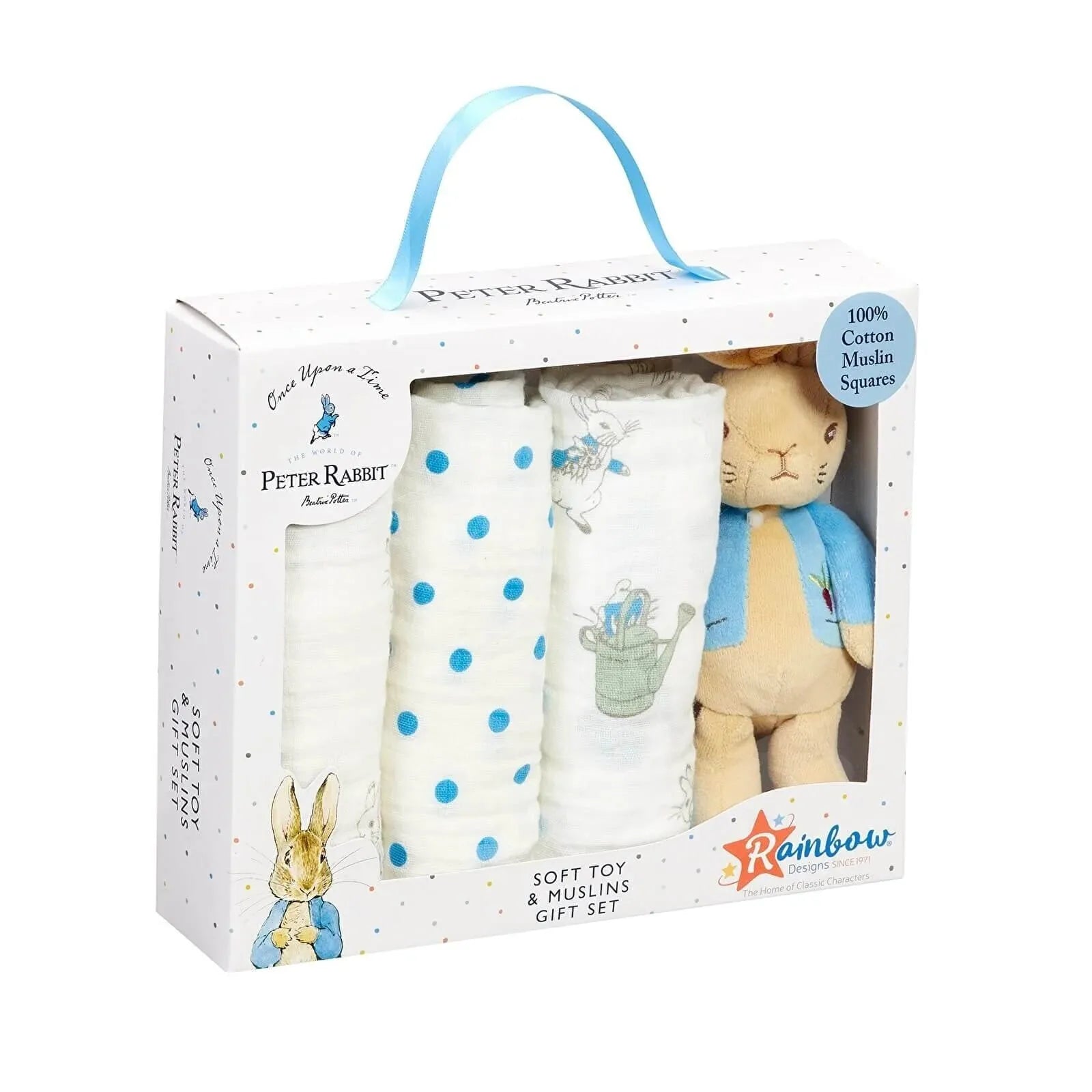 Peter Rabbit Soft Toy and Muslin - ebebek - Black Friday