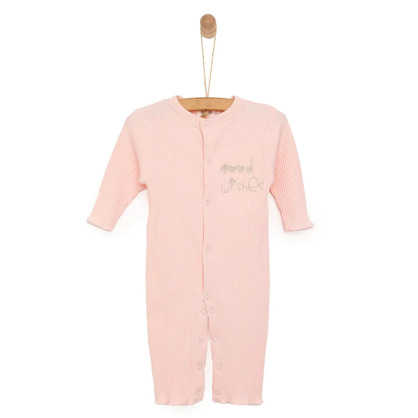 Bebetto Newborn Good Wishes Jumpsuit - Pink - ebebek - Black Friday