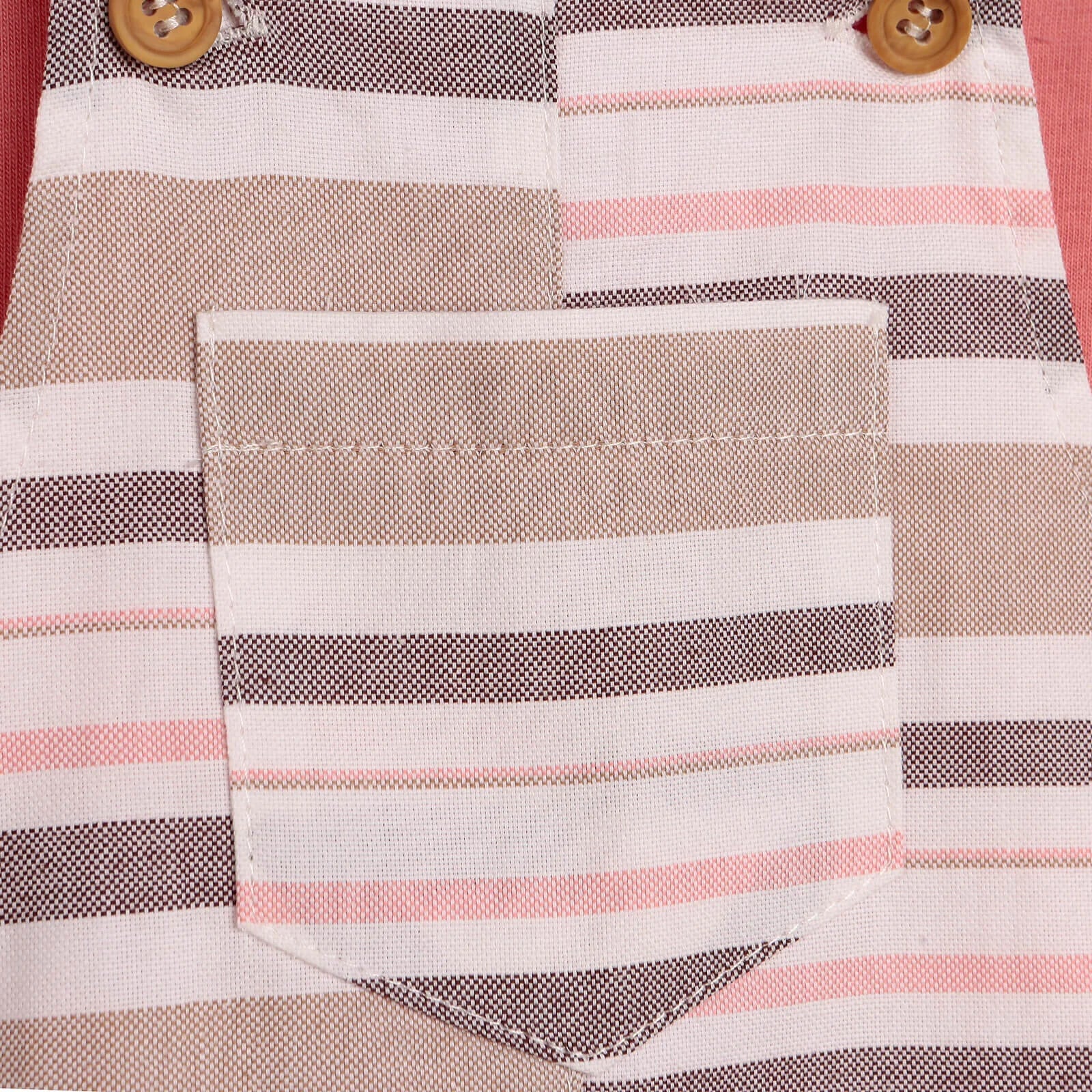 Cassiope Soil Short Dungaree - T-shirt - Orange - ebebek - Black Friday