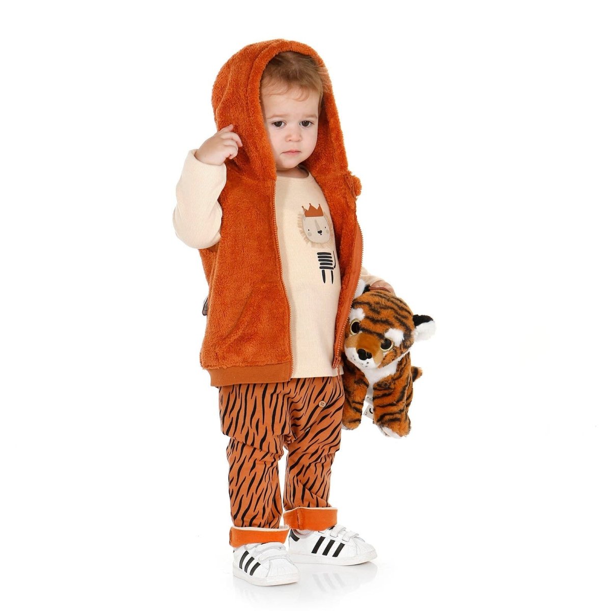 HelloBaby Sweatshirt - Vest - Bottom - Brown - ebebek - Black Friday