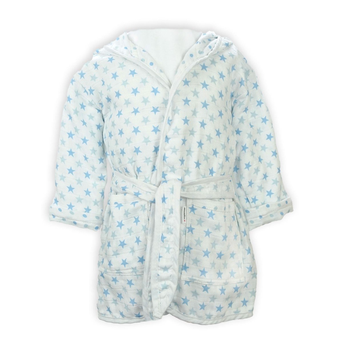 MuslinZ Muslin Bathrobe - Blue - ebebek - Black Friday