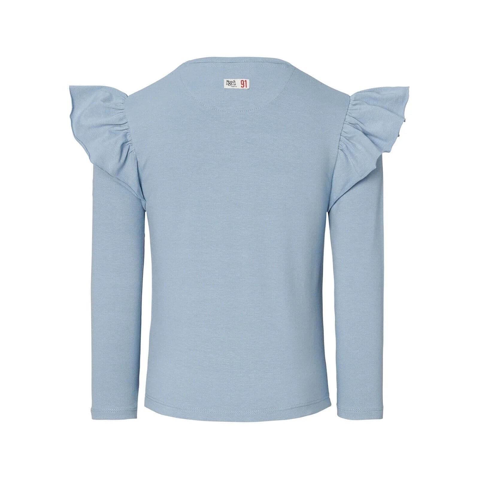 Noppies Girls T-shirt Long Sleeve Konawa - Ashley Blue - ebebek - Black Friday