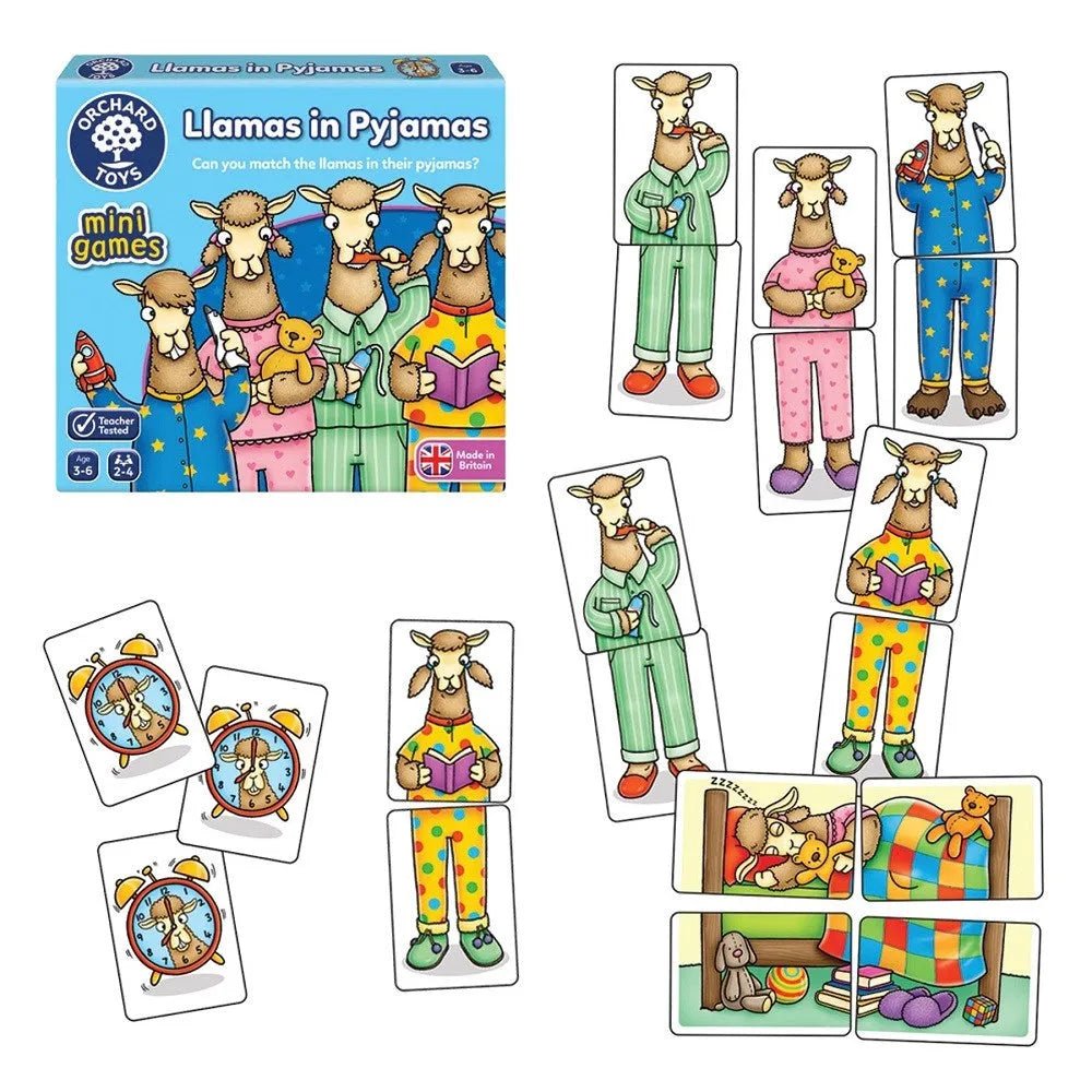 Orchard Toys Mini Games - Llamas In Pyjamas - ebebek - Black Friday