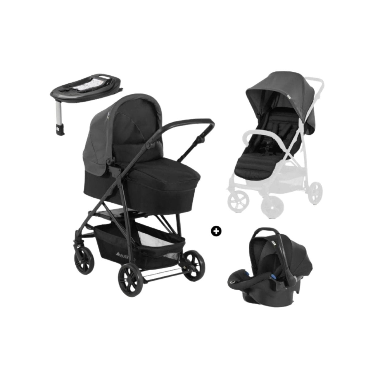 Hauck Rapid 4 Trioset with Base - Grey - ebebek - Black Friday