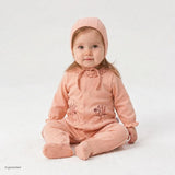 Bebetto 2 Piece Lace Collar Special Occasion Baby Outfit (Newborn to 6-9 Months) - Salmon Salmon - ebebek