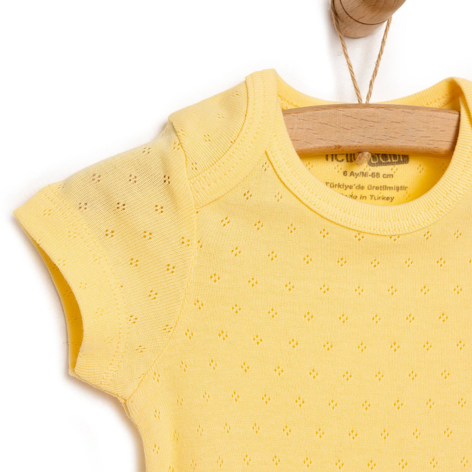 HelloBaby Baby Girl Short Sleeve Body - Yellow - ebebek - Black Friday