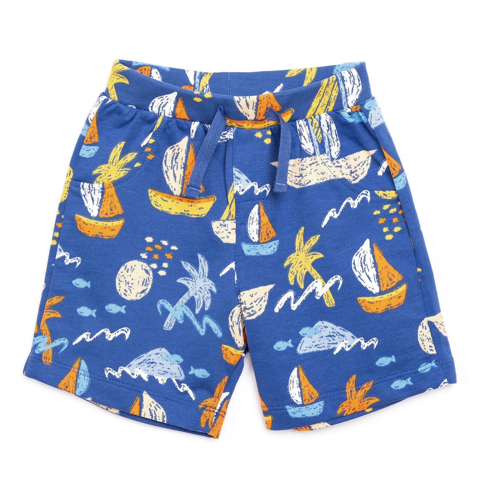 HelloBaby Little Sailor Boy Tshirt - Short - Indigo - ebebek - Black Friday