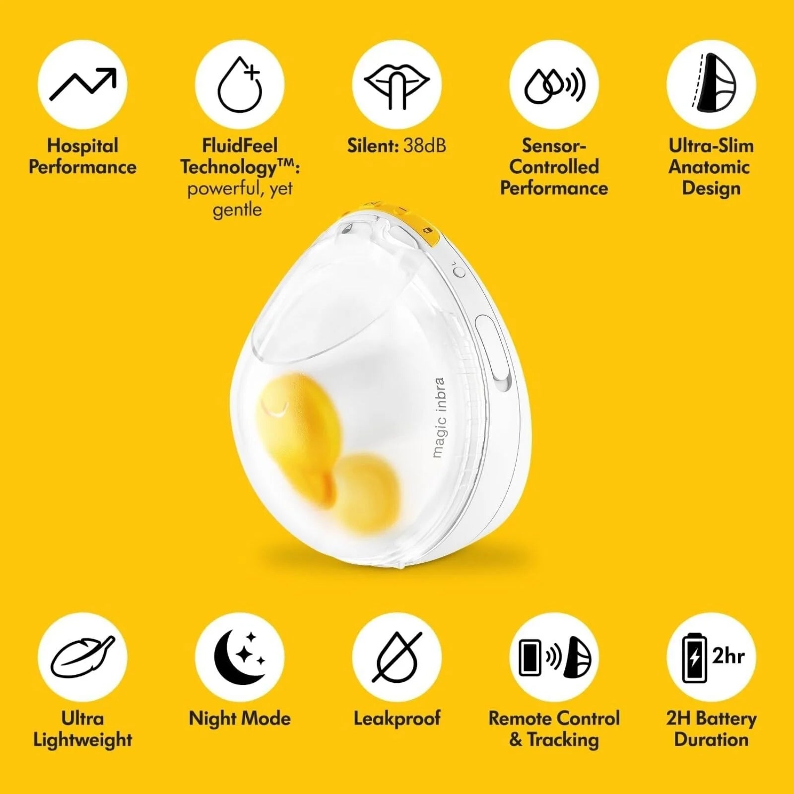 Medela Magic InBra Wearable Single Electric Breast Pump - ebebek - Black Friday