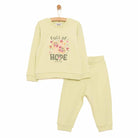 HelloBaby Basic Girl Bird Printed Jogging Set - Pistachio Green - ebebek - Black Friday
