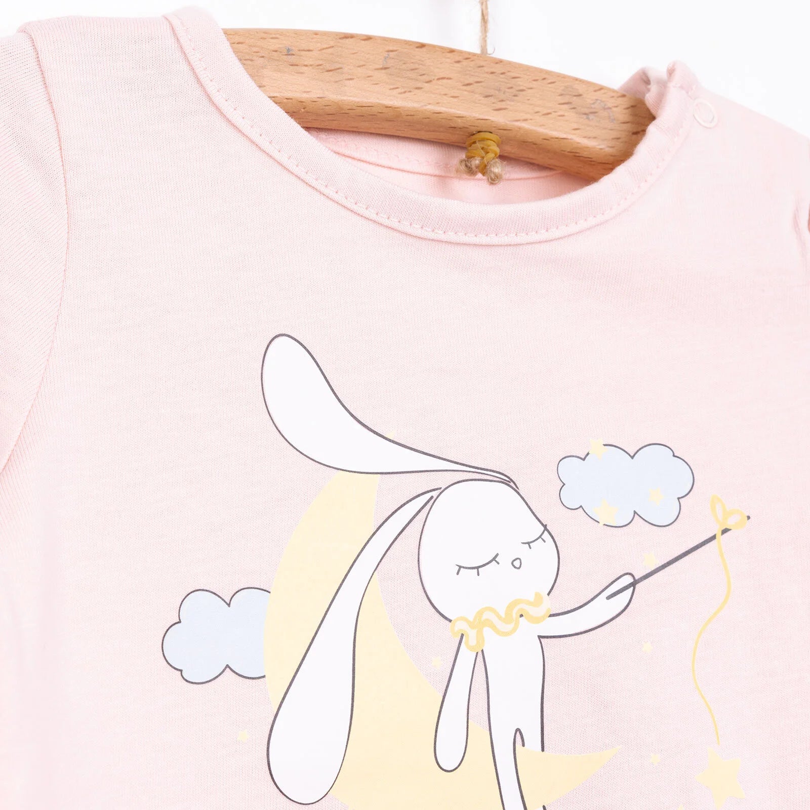 HelloBaby Baby Girl Long Sleeve Pyjamas Set - Light Pink - ebebek - Black Friday