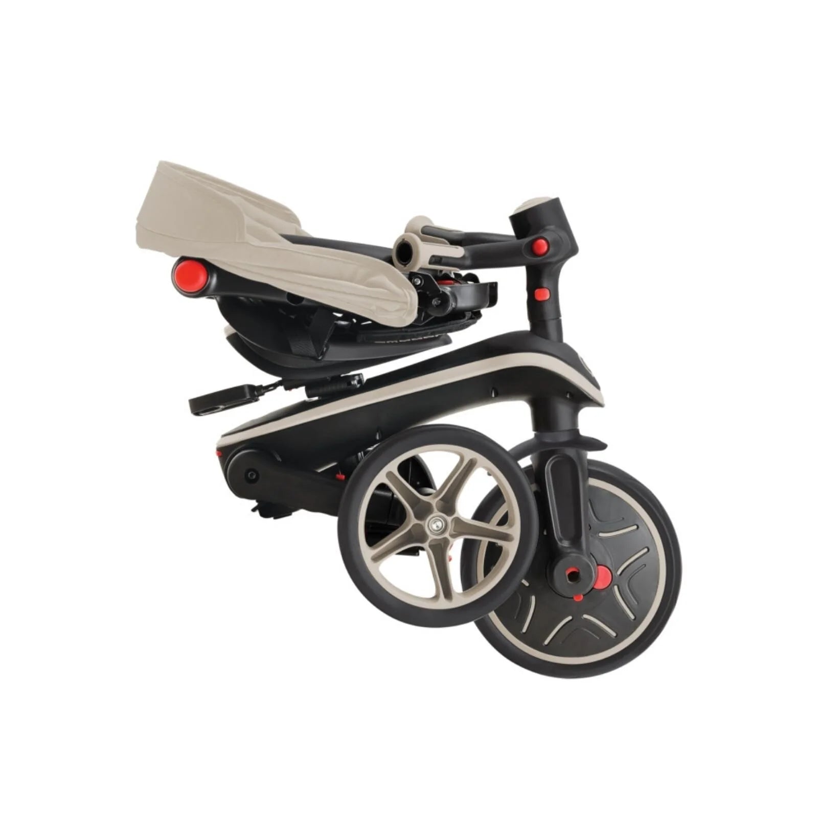 Globber Explorer Trike 4 - in - 1 Foldable - Taupe - Globber - ebebek