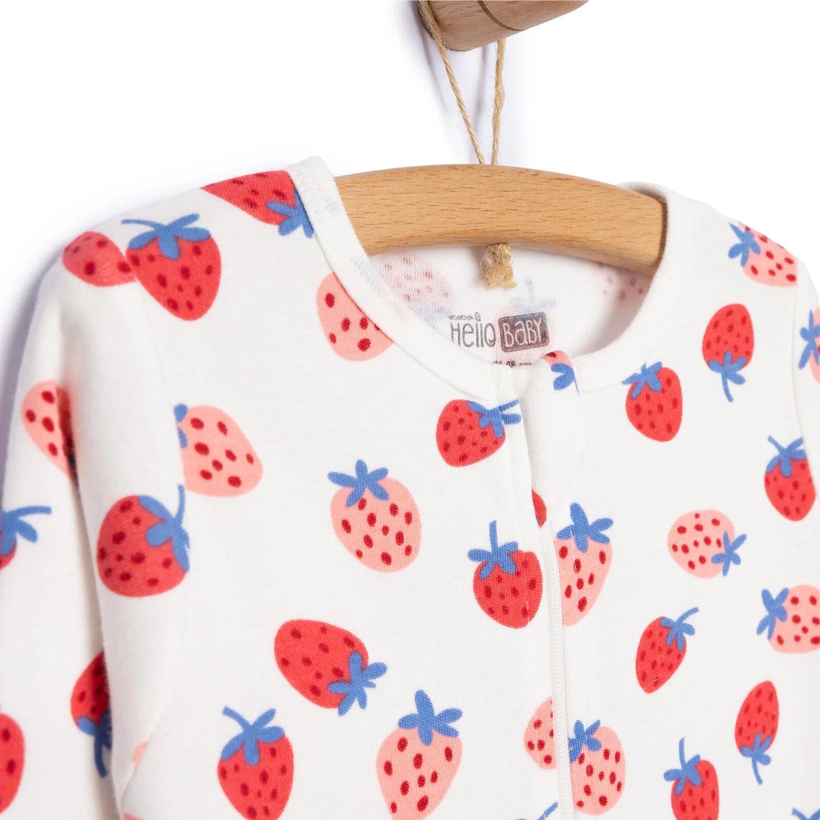 HelloBaby Newborn Footed Jumpsuit - Ecru - ebebek - Black Friday