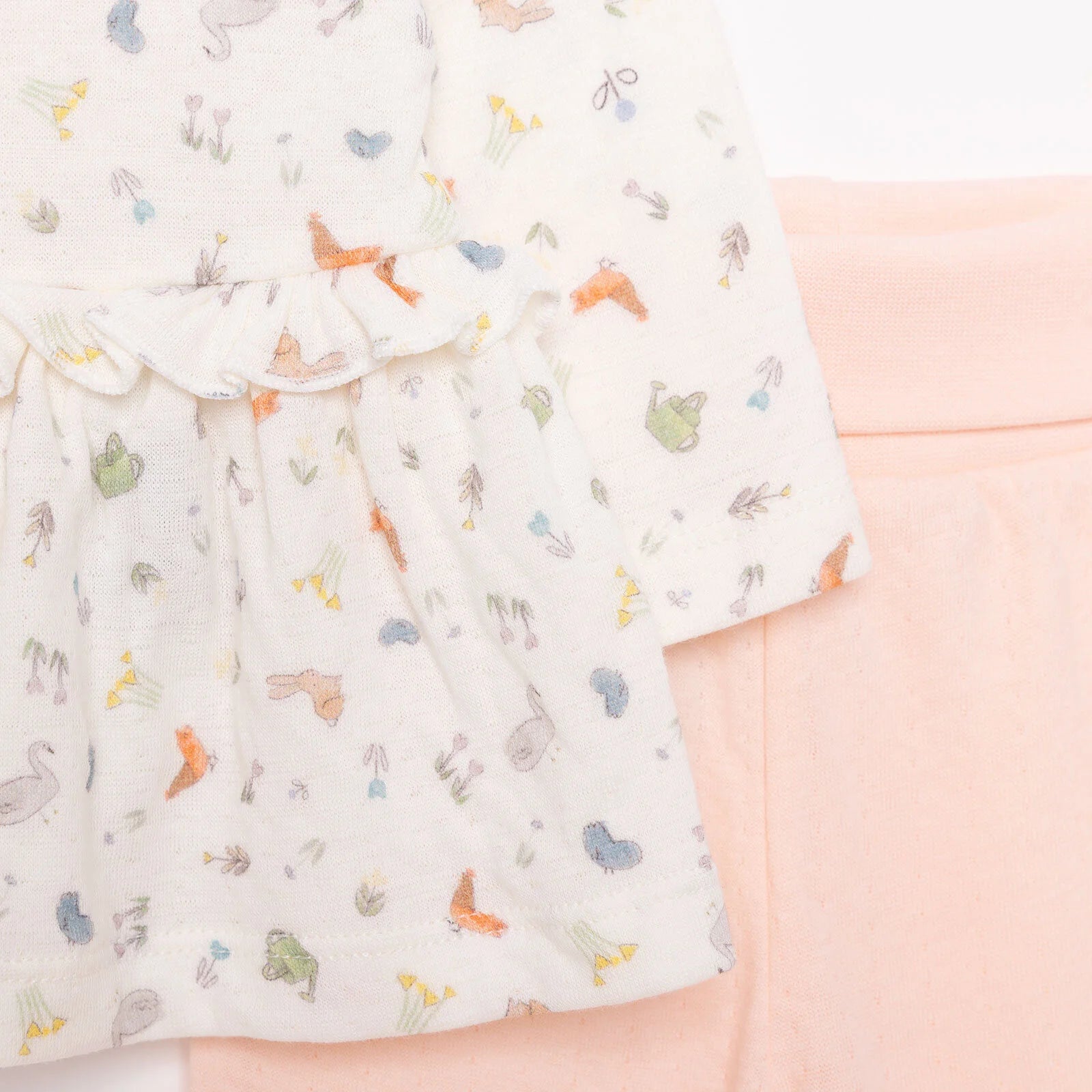 Bebetto Happy Garden Girl Tracksuit - Light Pink - ebebek - Black Friday