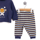 HelloBaby Boy Long Sleeve Pyjamas Set - Navy Blue - ebebek - Black Friday