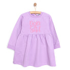 HelloBaby Basic Girl Knitted Ruffled Dress - Purple - ebebek - Black Friday