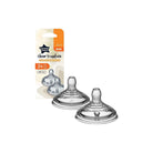 Tommee Tippee Closer to Nature Teat Fast Flow 6+ months Pack of 2 - ebebek - Black Friday