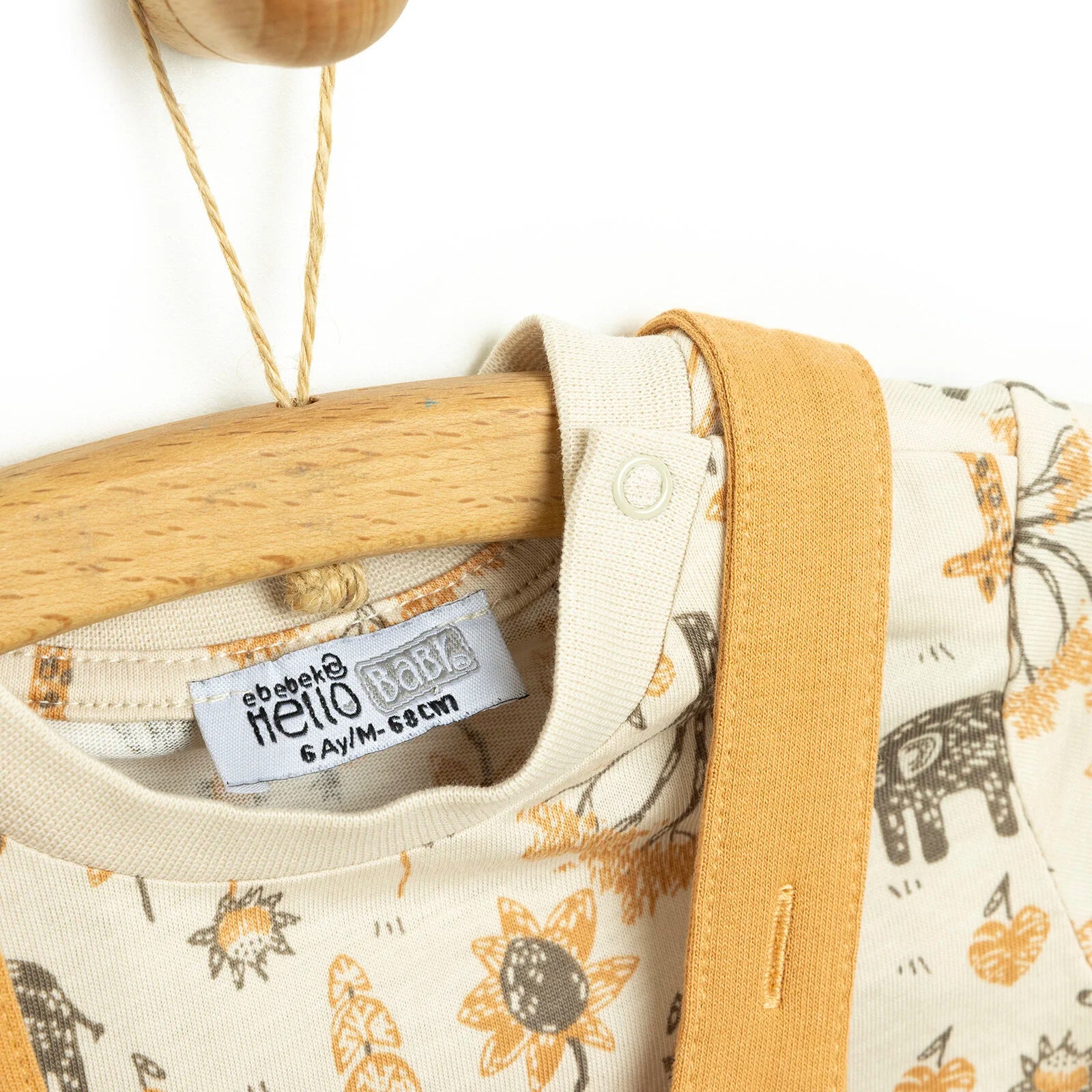 HelloBaby Bacic Baby Boy T-shirt - Dungaree - Nude - ebebek - Black Friday