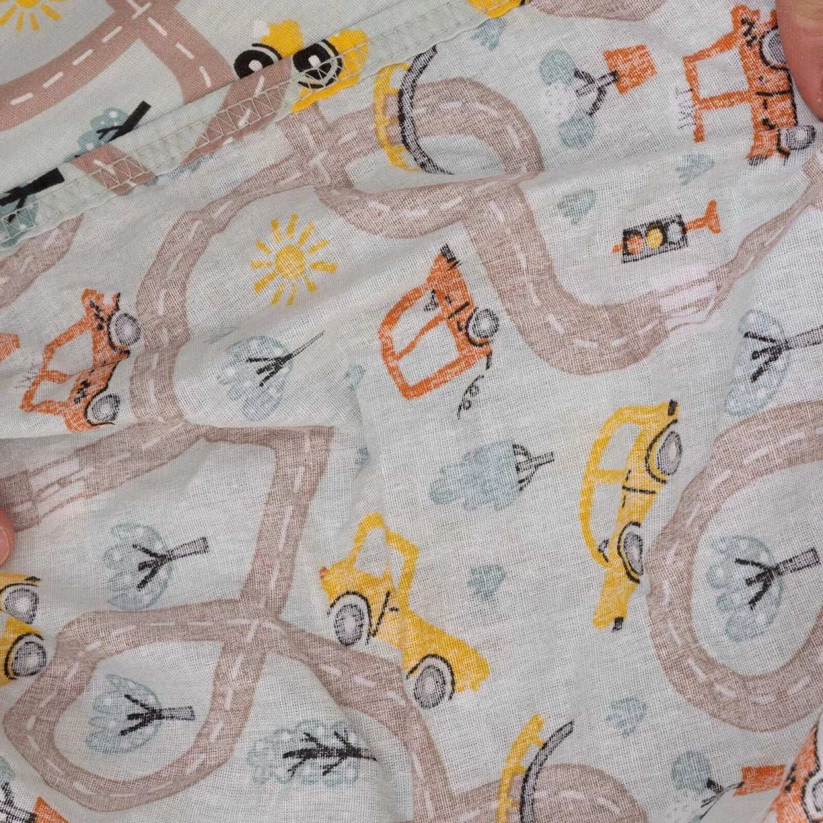 Baby Boy Sheet Set Vehicle Print - Green Green - ebebek