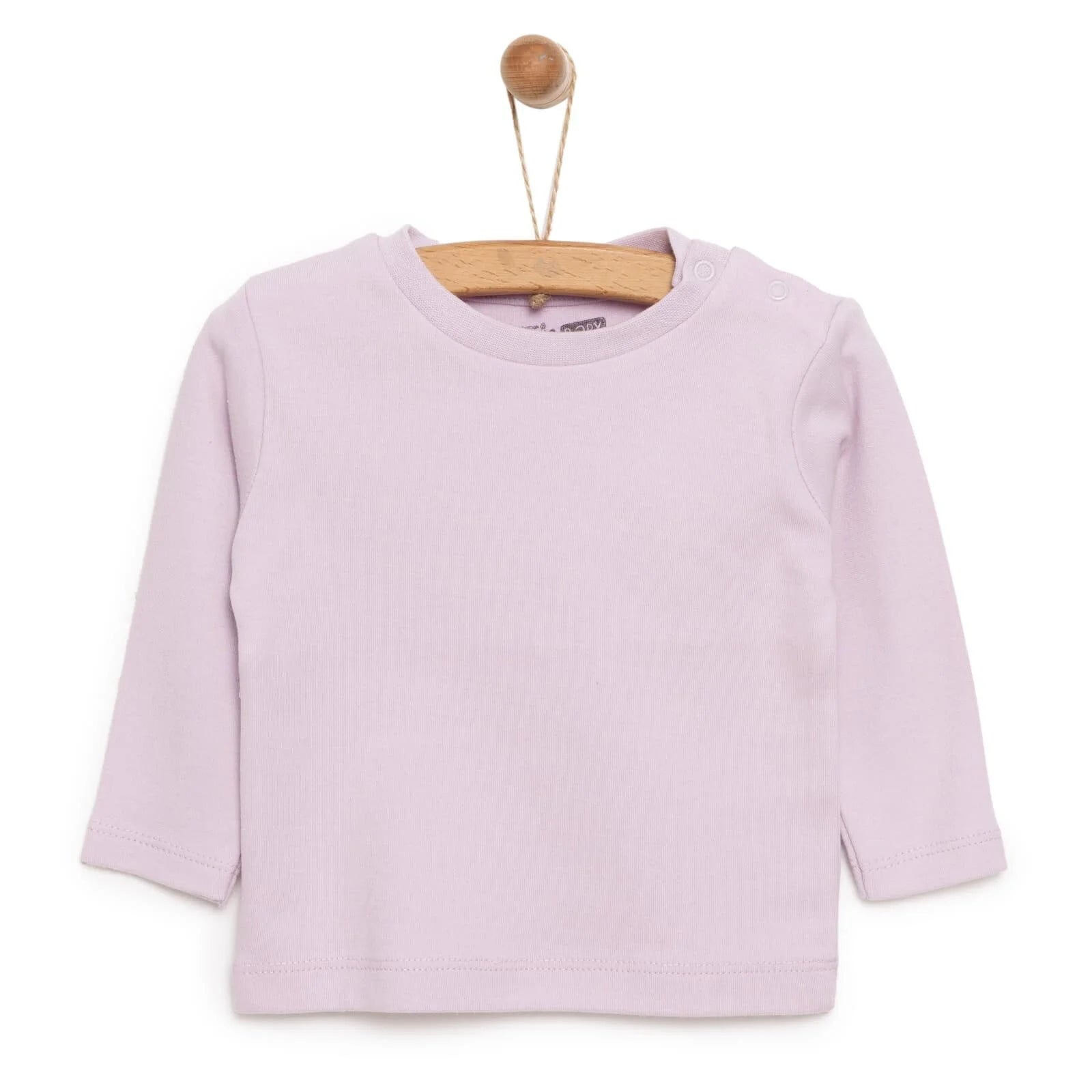 HelloBaby Basic Interlock Long Sleeve T-shirt - Purple - ebebek - Black Friday