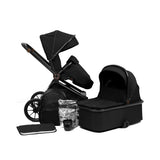 Ickle Bubba Altima Pram 9 pcs - Black Black - ebebek