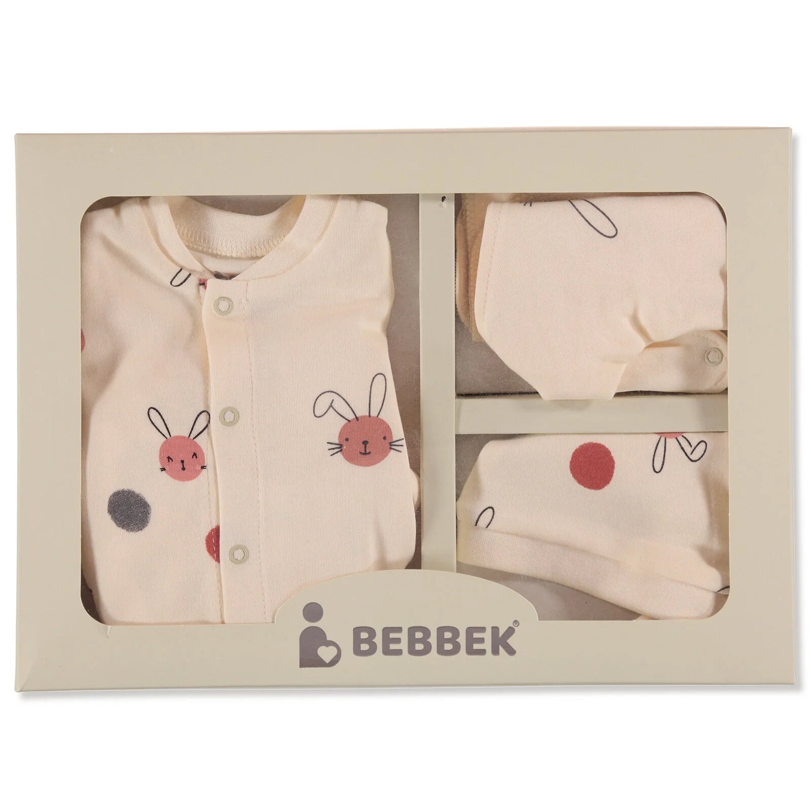 Bebbek Baby Girl 5 Pcs Newborn Gift Starter Set - Beige - ebebek - Black Friday