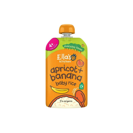Ella's Kitchen Organic Apricot & Banana Baby Rice Baby Food Pouch 4+ months 120g - ebebek - Black Friday