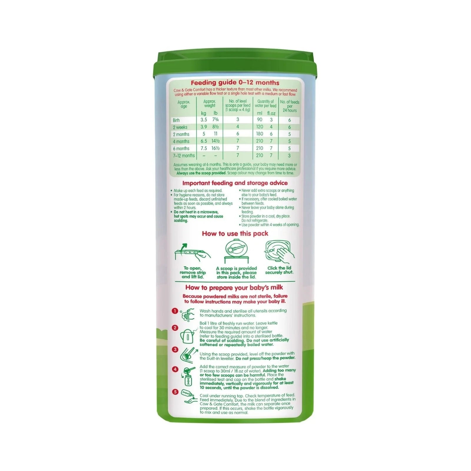 Cow & Gate Comfort Milk Formula 0 - 12 months - ebebek - Black Friday