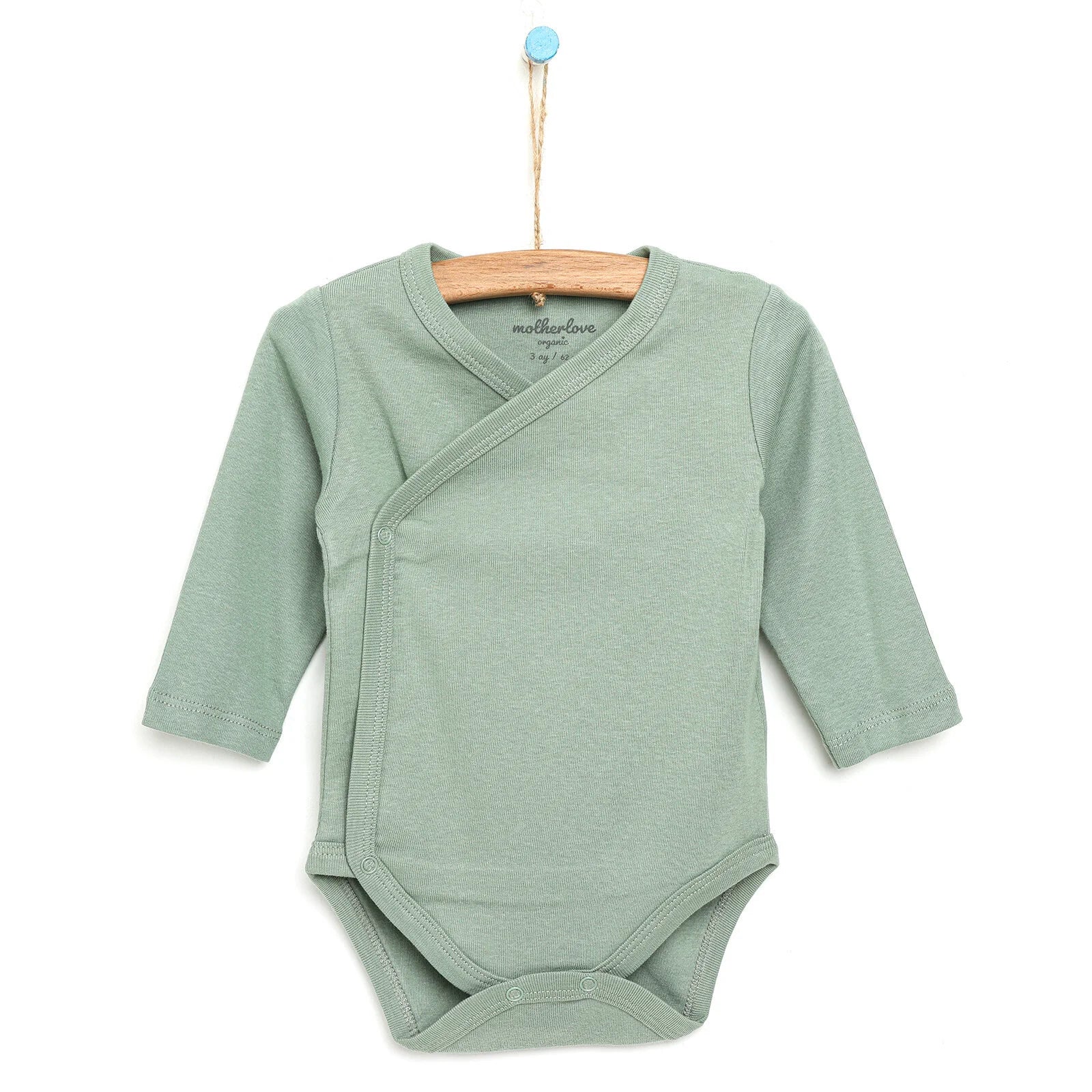 Motherlove Newborn Organic Sleeve Bodysuit - Dark Green - ebebek - Black Friday