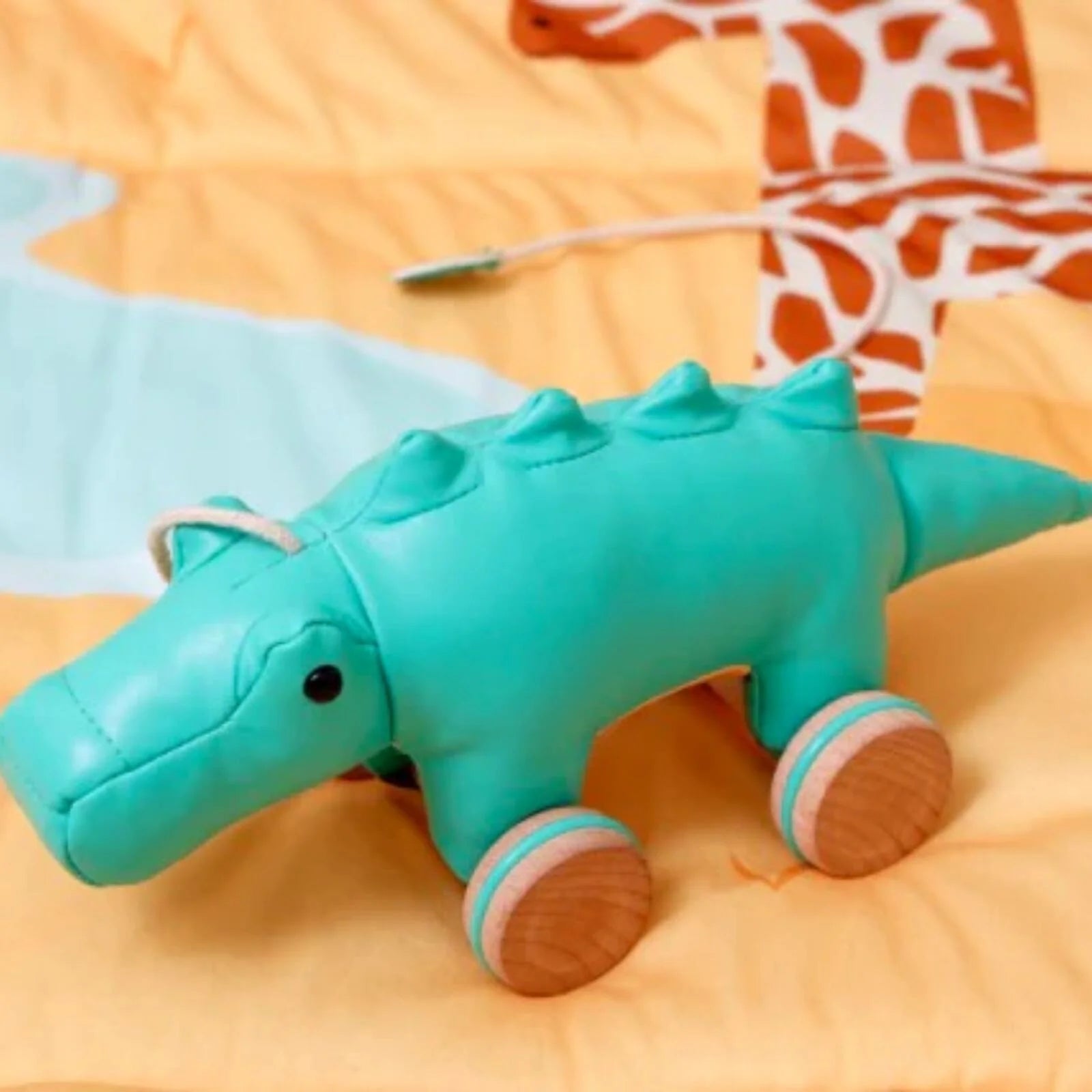 Little Big Friends Pull Along - Achille the Crocodile - ebebek - Black Friday