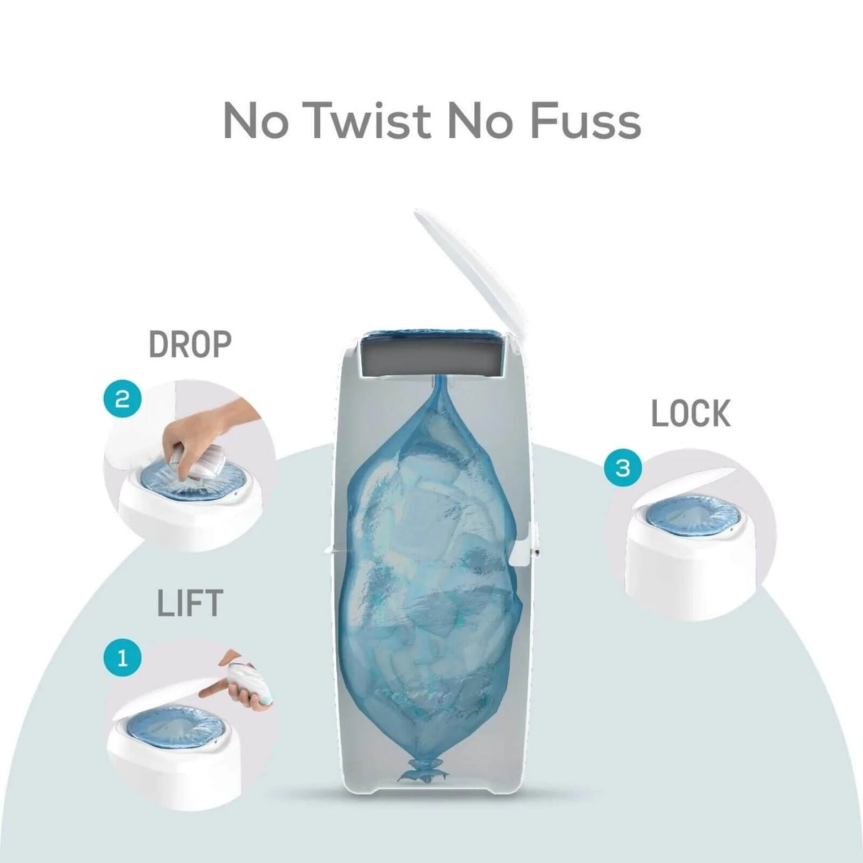 Angelcare Nappy Disposal System - White - ebebek - Black Friday
