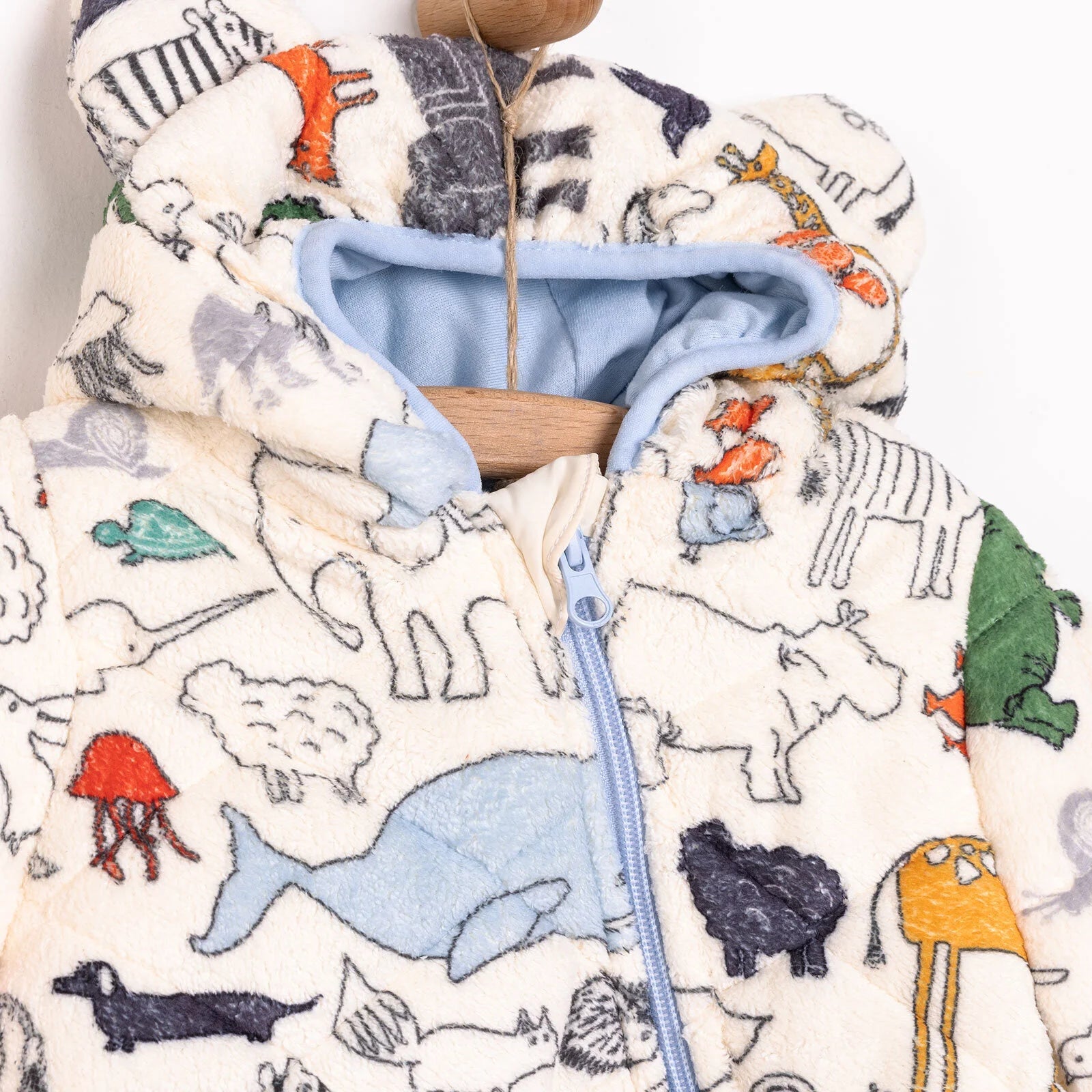 MidiMod Newborn Baby Boy Hooded - Footed Jumpsuit - ebebek - Black Friday