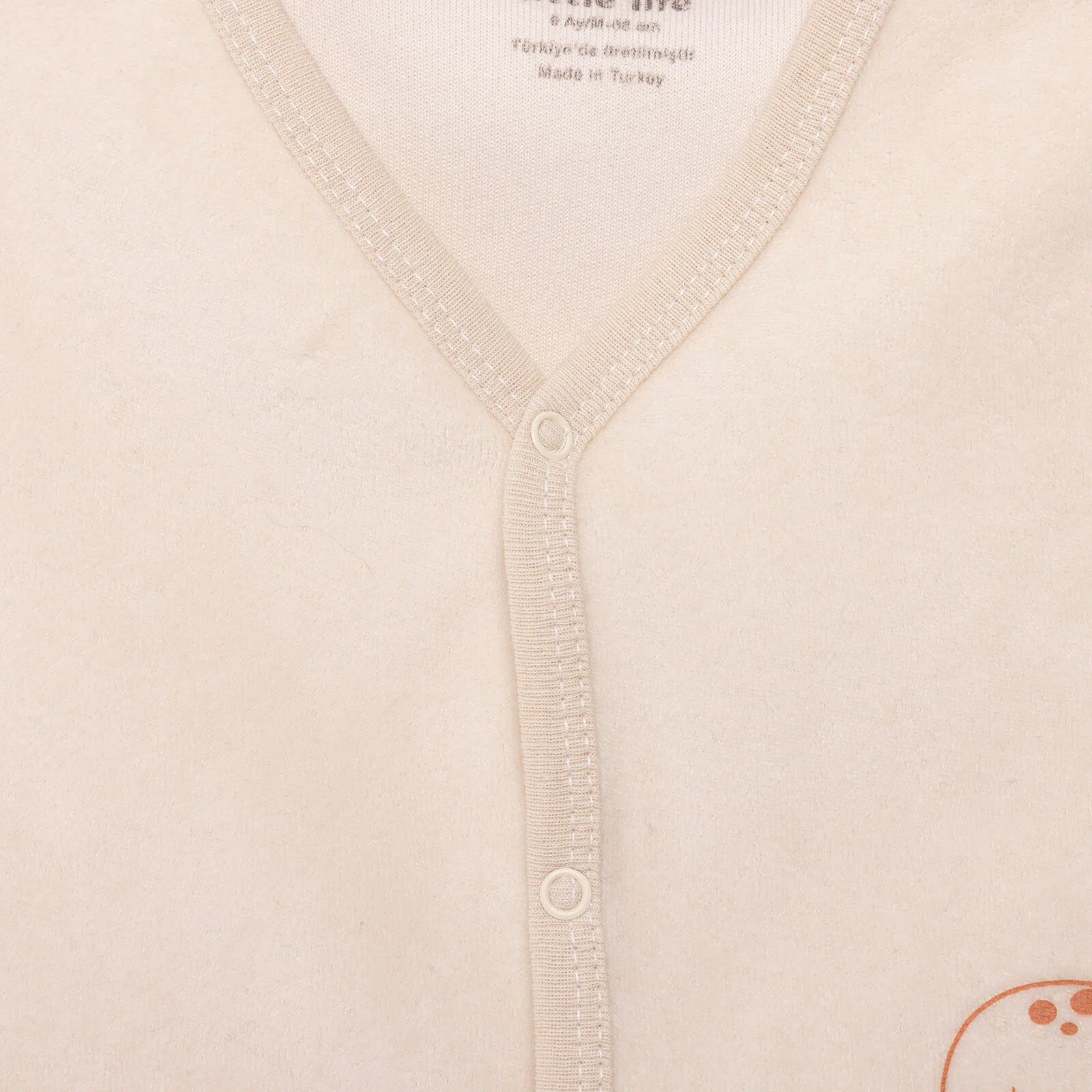 Little Life Newborn Girl Velvet Vest - Ecru - ebebek - Black Friday