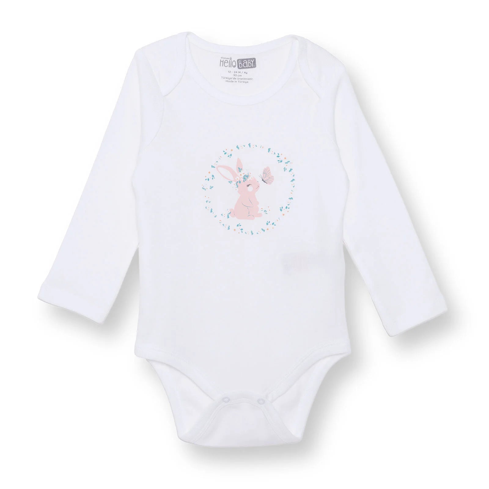 HelloBaby Long Sleeve Body - Ecru - ebebek - Black Friday