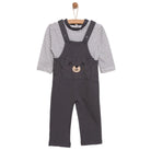 HelloBaby Dungaree - Sweatshirt - Dark Grey - ebebek - Black Friday