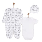 HelloBaby Newborn Baby Cute Elephant Jumpsuit - Ecru - ebebek - Black Friday