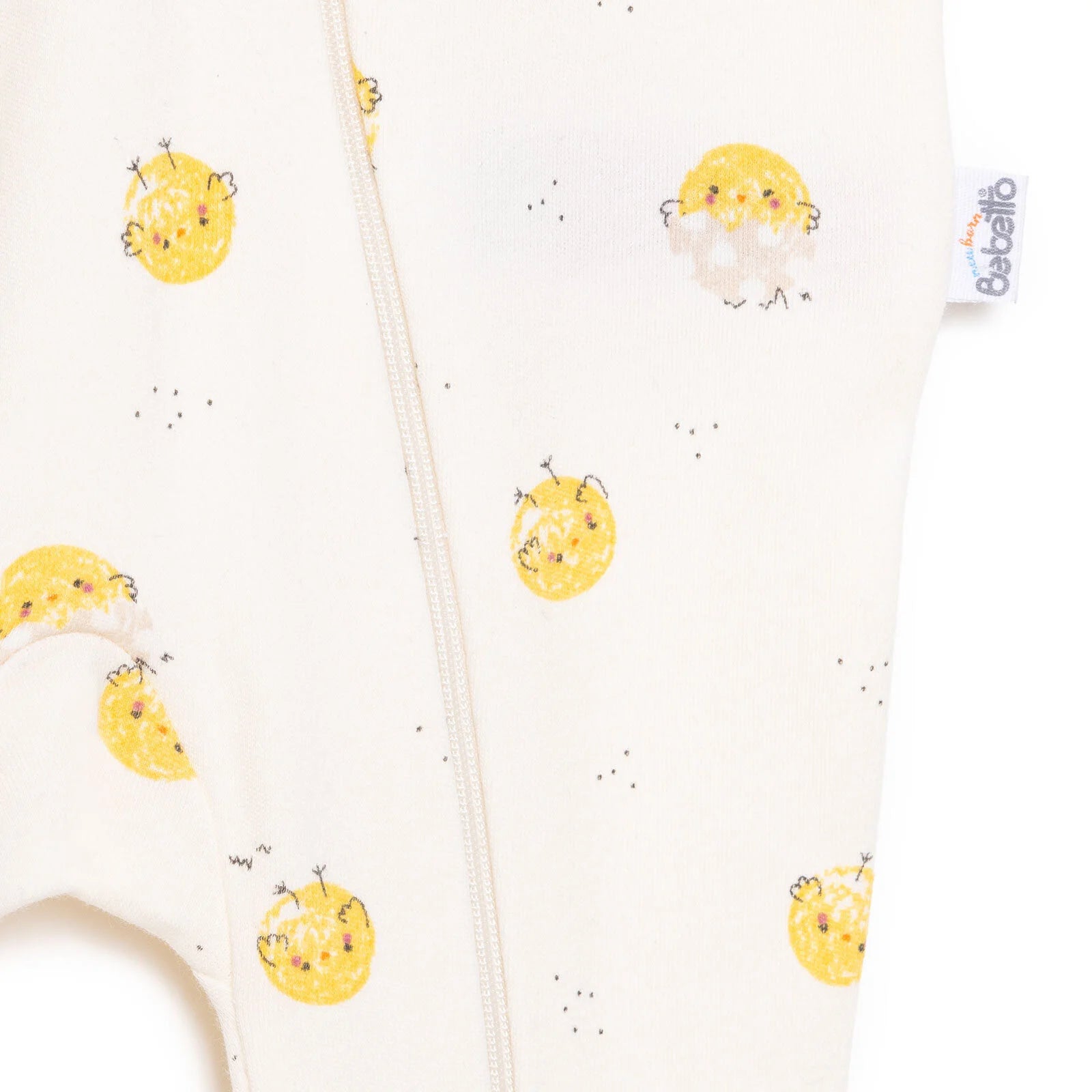 HelloBaby Newborn Chıck Chıck Unisex Jumpsuit - Ecru - ebebek - Black Friday