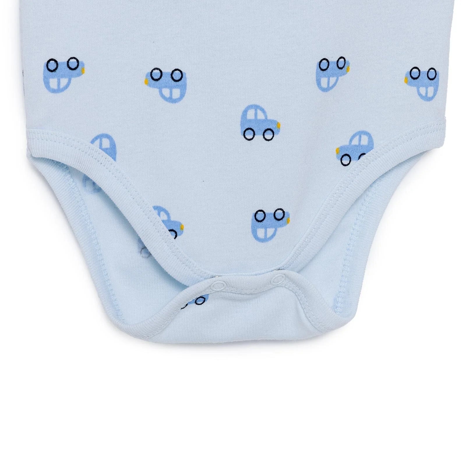 HelloBaby Boy Short Sleeve Bodysuit - Blue - ebebek - Black Friday