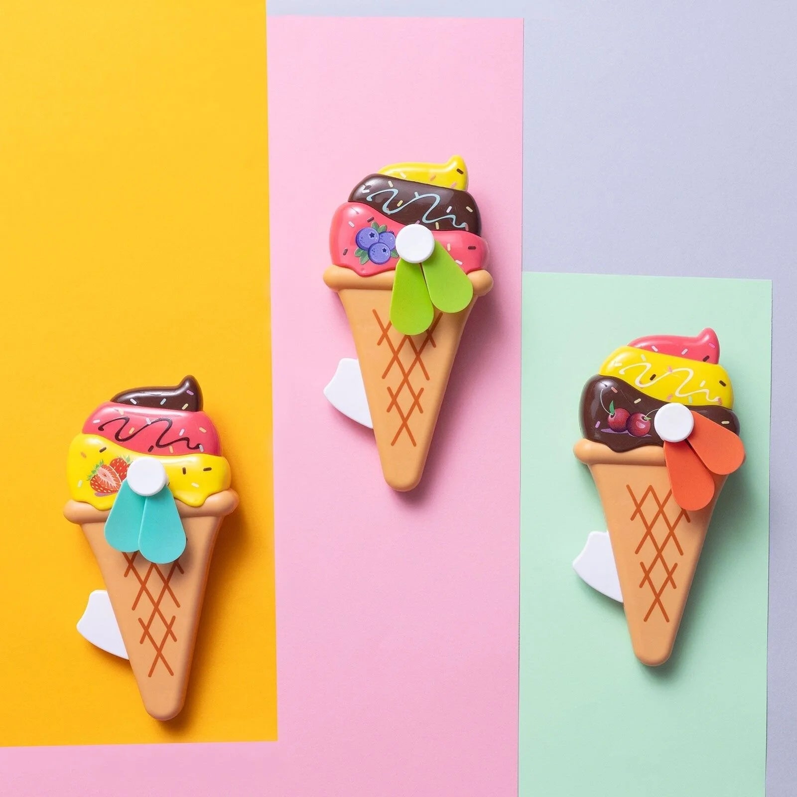 HZTB Ice Cream Big Hand Fan Assorted - ebebek - Black Friday