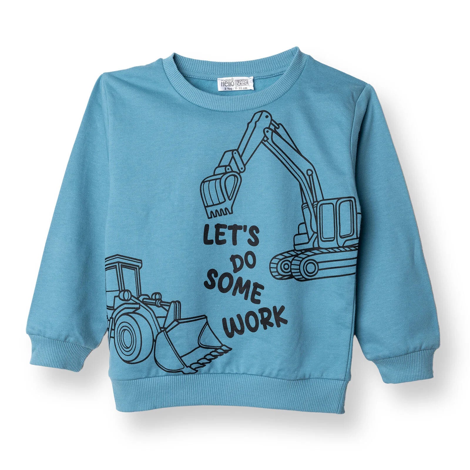HelloBaby Baby Boy Sweatshirt - Dark Blue - ebebek - Black Friday