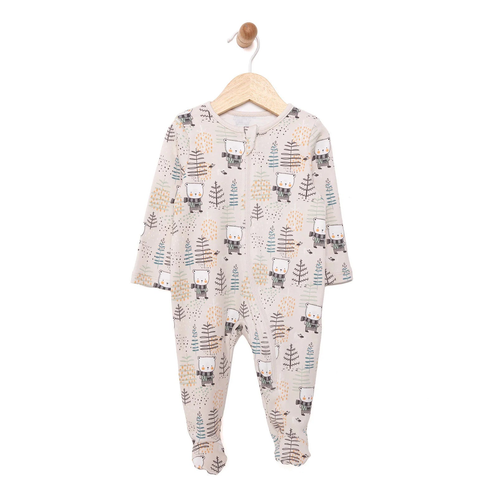 HelloBaby Footed Jumpsuit - Beige - ebebek - Black Friday