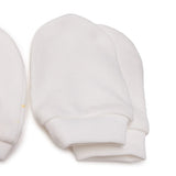 Baby Boy Mittens / Gloves - Ecru Printed Ecru Printed - ebebek