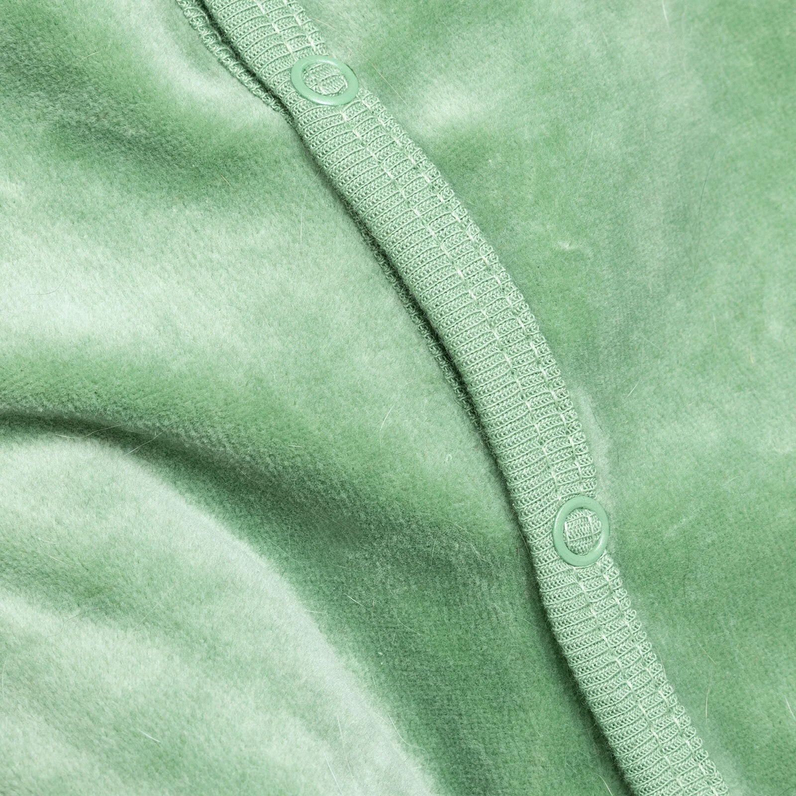 HelloBaby Boy Velvet Footed Jumpsuit - Green - ebebek - Black Friday