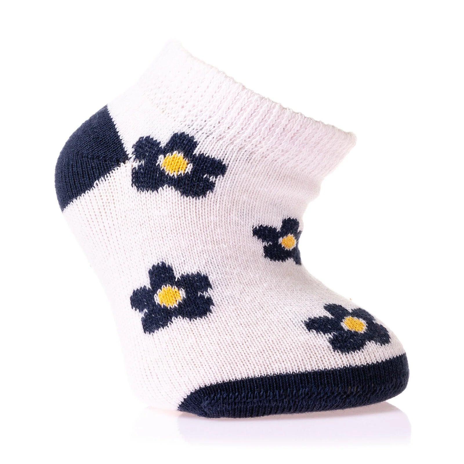HelloBaby Baby Girl Flower Patterned Socks 3 Pcs - Yellow - ebebek - Black Friday