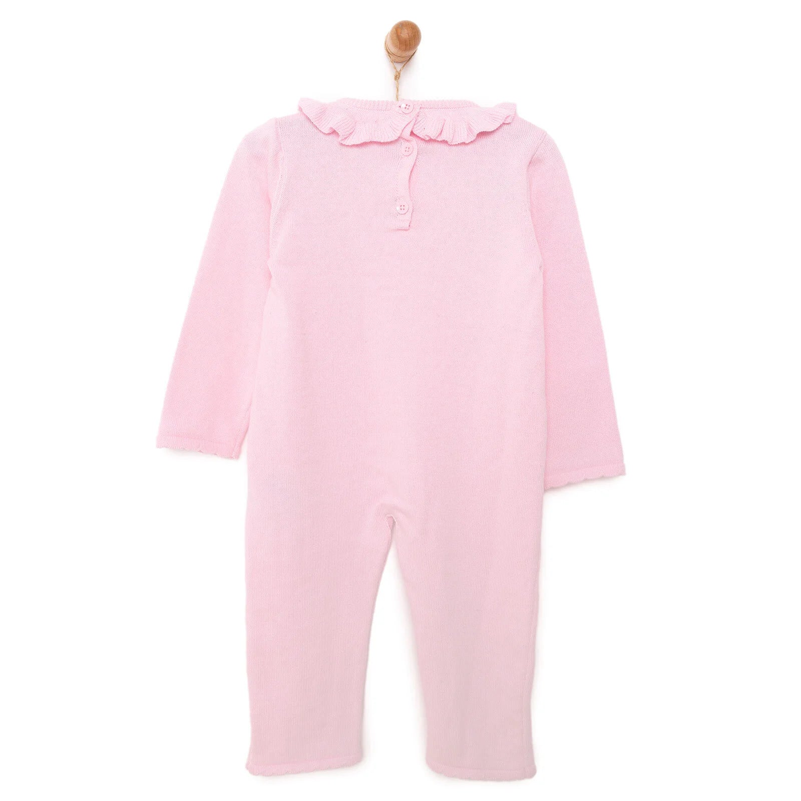 HelloBaby Newborn Girl Knit Jumpsuit - Pink - ebebek - Black Friday